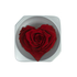 Стабилизированный бутон розы в форме сердца Red