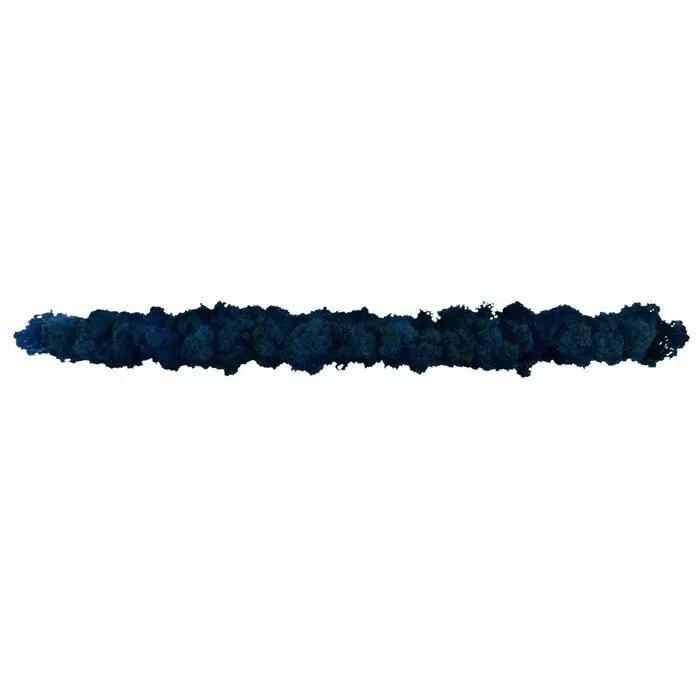 Полоска из стабилизированного мха 3х50 см (синий)